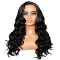 Lux Strands Glueless HD Lace Body Wave Human Hair Wig - Undetectable Pre-Plucked